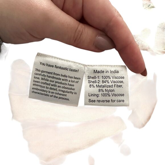 ROCOCO SAND Eira Pattern Tiered Maxi Dress NWT Small - Picture 9 of 9